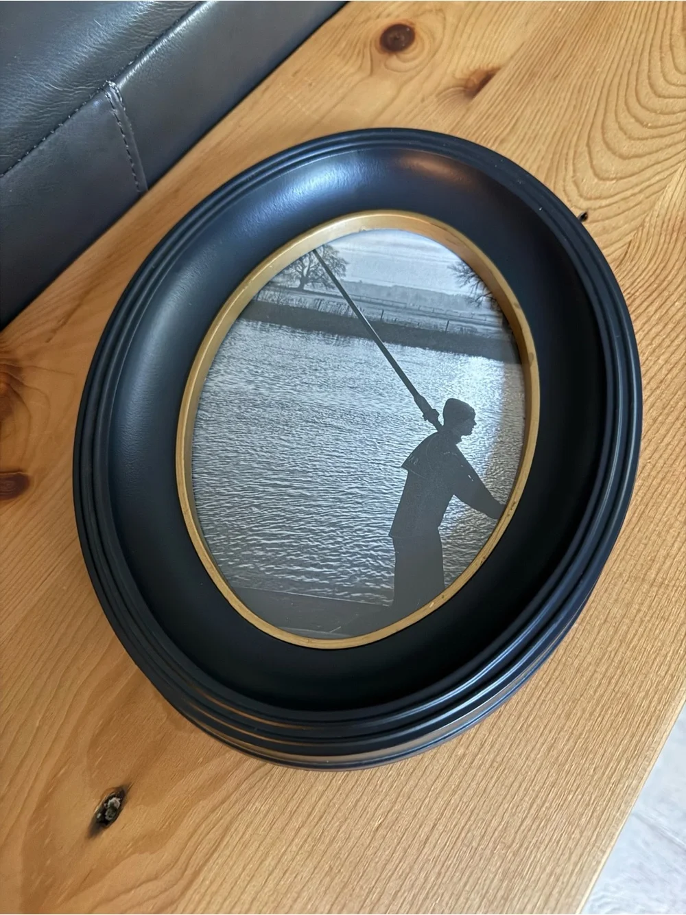 Oval Black Wall Photo Frame